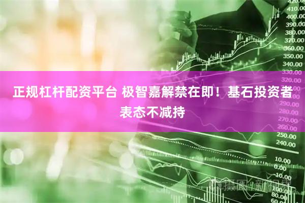 正规杠杆配资平台 极智嘉解禁在即！基石投资者表态不减持